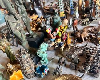 JAM PACKED TABLE OF EVERYTHING ASIAN / PAN PACIFIC / AFRICAN / MEXICAN / INDONESIAN