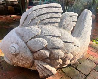 THIS STONE KOI IS GORGEOUS 