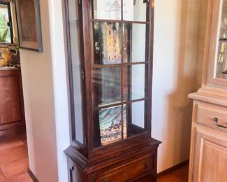 VINTAGE CURIO CABINET