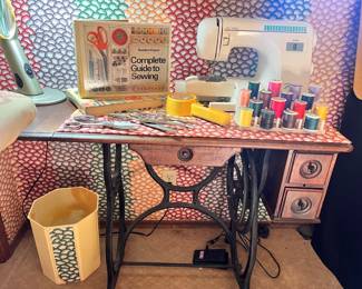 HERES THE SEWING ROOM