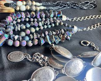 GENUINE RAINBOW HERMADITE NECKLACE 