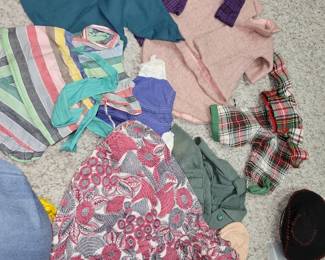 Homemade doll & Barbie clothes