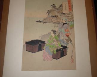 Lady Travelers at Enoshima by Gekko