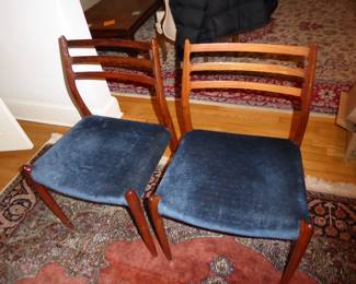 Pair of Niels  Moller  MCM chairs