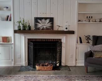 Overview Family Room Fireplace Area