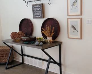 Handing Display Rack, Glassware, Framed Art