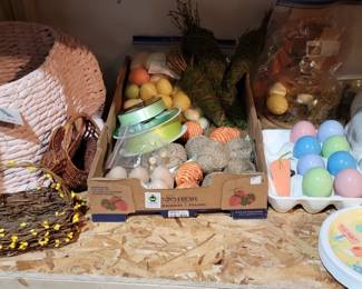 Easter items large bunny basket