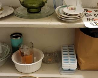 French Corning-ware, Glassware, Pyrex Bowls