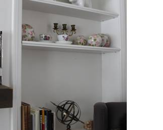 Decorator Globe, Ceramic Animal Planters, Books