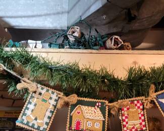 Garland and Christmas