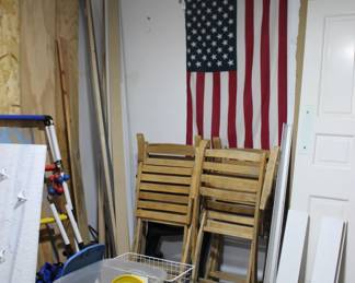 Power Tools and Wood Folding Chairs, Drawers ready for assembly