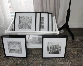 Framed Black and White Art