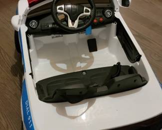 Child's Police Motorized Car