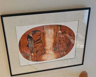 Mid Century Lithograph