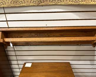 Wooden hanging shelf