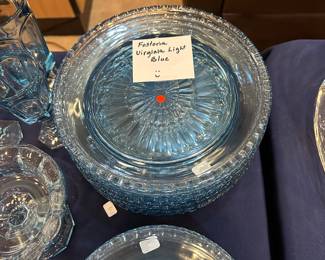 Fostoria Virginia Light Blue