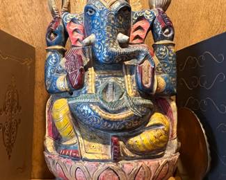 Carved Indian figurines