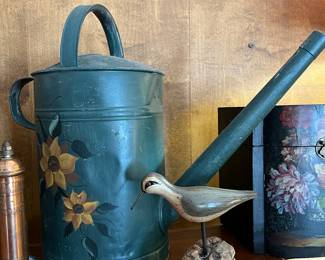 Painted watering pale 