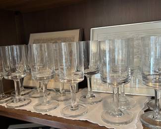 Vintage stemware