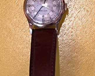 Gruen military time wristwatch