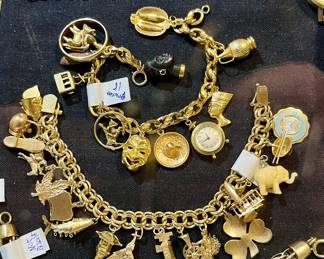 Gold bracelets