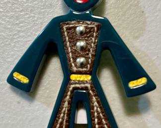 Prada brooch