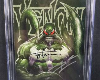 Venom #30 Dual Signed Kirkham Variant CGC 9.6