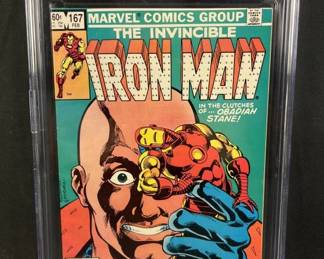 1983 Marvel Iron Man #167 CGC 9.2