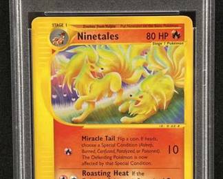2003 Pokemon Ninetales Aquapolis PSA 5 EX #25