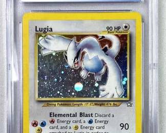 2000 Pokemon Lugia Holo Neo Genesis CGC 6