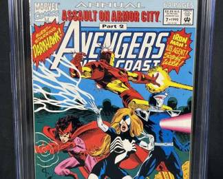 1992 Avengers West Coast Annual #7 Roy T. Sig CGC