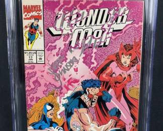 1993 Marvel Wonder Man #17 Sig. Jeff Johnson CGC