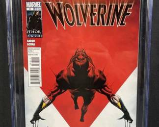 2011 Marvel Wolverine #8 Signed Roy Thomas CGC 9.6