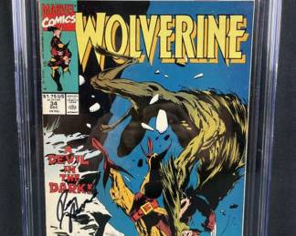 1990 Marvel Wolverine #34 Roy T. Signature CGC 8.5