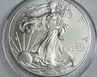 2012 American Silver Eagle 1oz 999