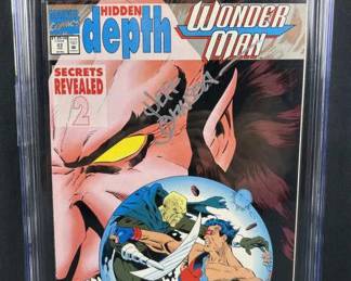 1993 Marvel Wonder Man #23 Sig. Jeff Johnson CGC