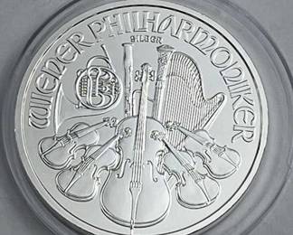 2012 1oz 999 Silver Philharmonic