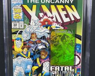 1993 Uncanny X-Men #304 Sig. Dan Panosian Holo CGC