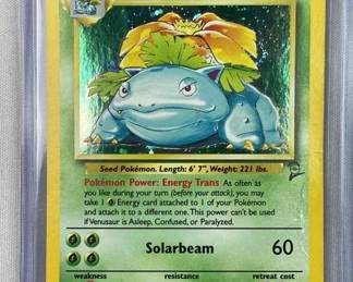 2000 Pokemon Venusaur Holo Base 2, Played
