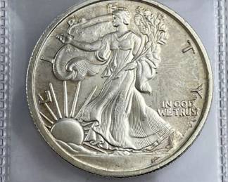 1oz 999 Silver Round Silver Eagle Style