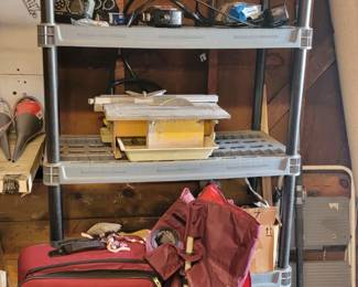 Shelves in garage