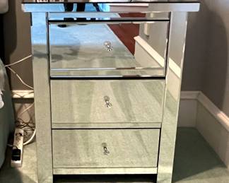 Mirrored Night Stand