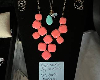 Ralph Lauren necklace along with Kate Spade necklace