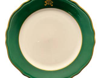 Set of 12 Metropolitan Club dinner plates