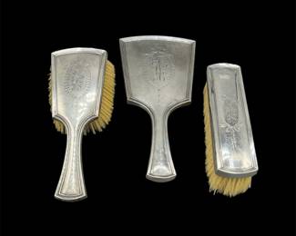Sterling vanity set