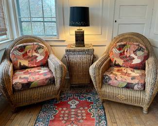 FAMILY HAS DECIDED TO KEEP THE WICKER FURNITURE