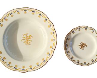 Coalport for Tiffany - Set of 12 Soup Bowls, 12 Bread and Butters, and 11 Dinner Plates