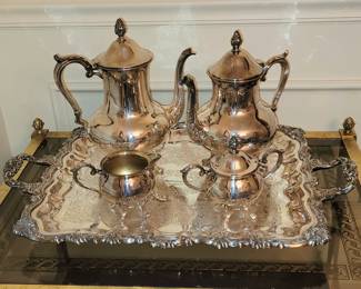 Silverplate Tea set