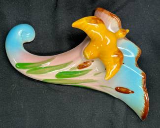 3 vintage ceramic planters