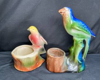 Majolica and Royal Copley Planters